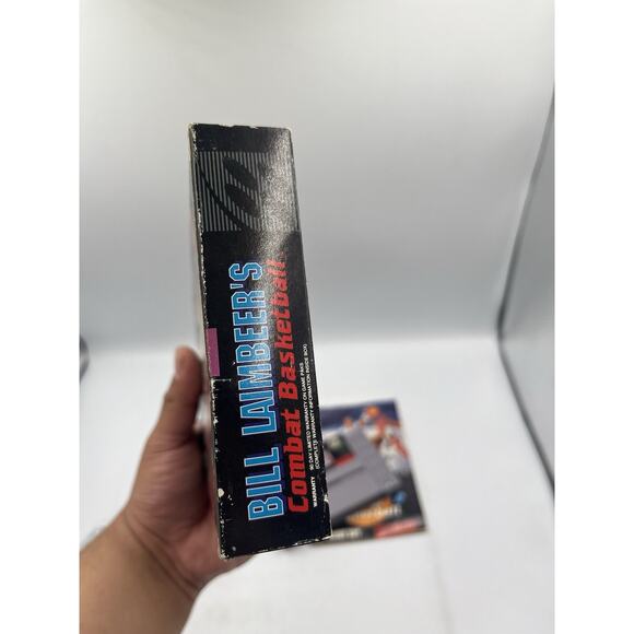 SNES Games - Bill Lambeer's Combat Basketball - Excellent Condition - Picture 13 of 14